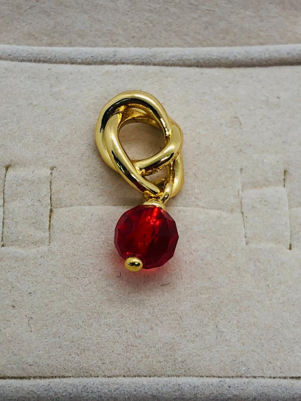 ✨🔥Pandora July True Red Eternity Circle Dangle Charm